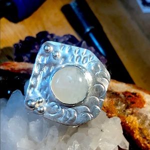 CUSTOM SILVERsmith One of a kind RING 7 USA